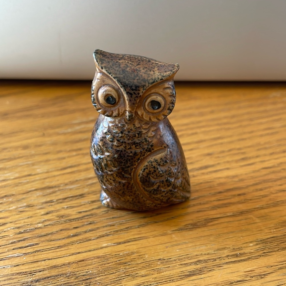 Vintage Owl Figurine Made in Japan